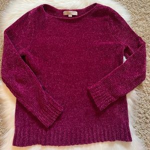 LOFT Fuschia Sweater, size Small